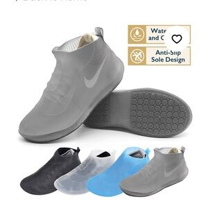 NWT - ComfiTime Unisex Waterproof Shoe Covers, TPE Rubber, Low-Rise